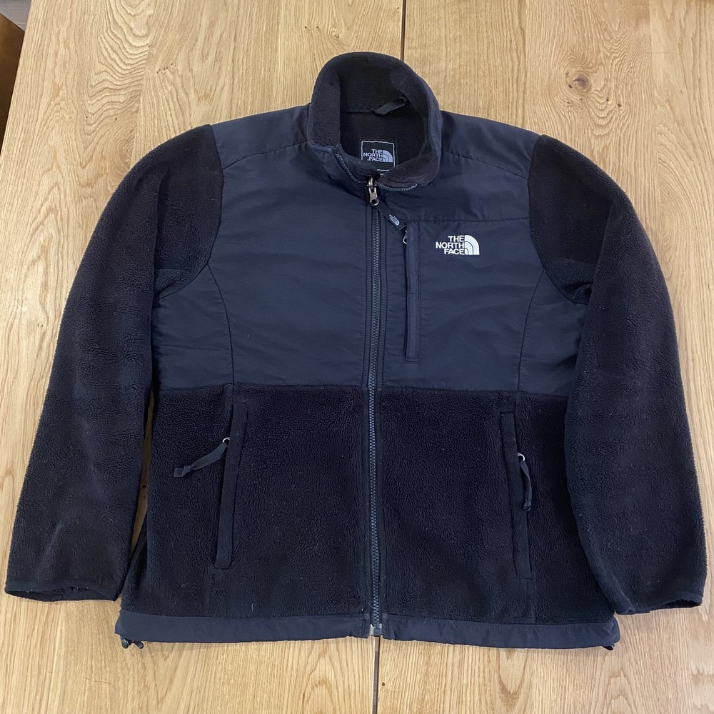 North Face full zip Denali Jacket Women's Medium Black Fleece